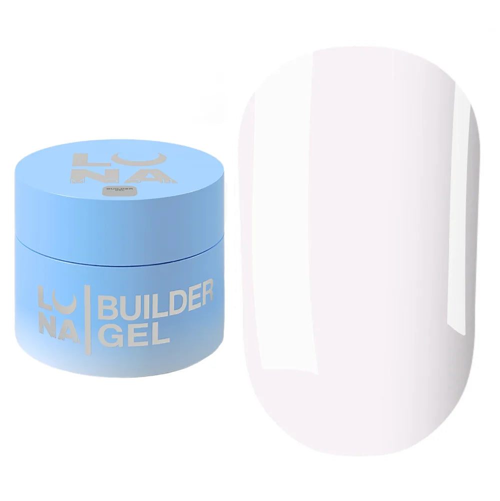 LUNA Builder Premium Gel jar and color swatch