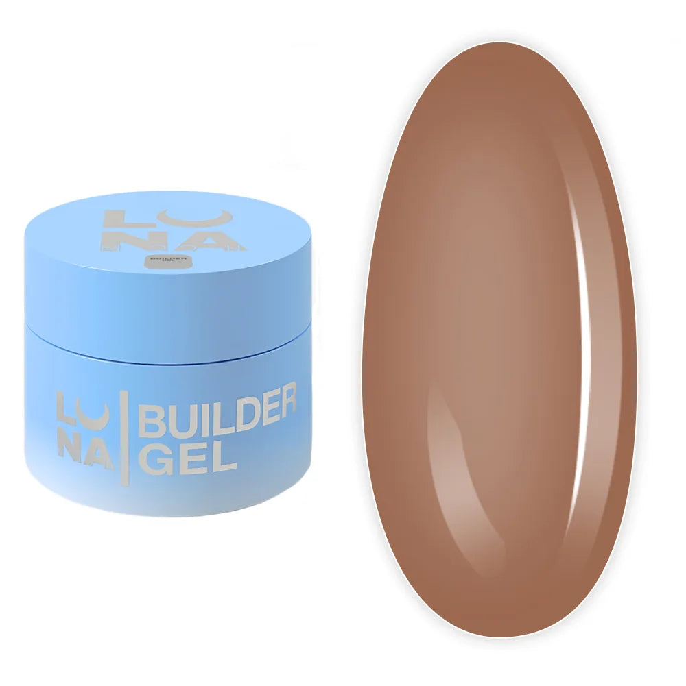 LUNA Builder Premium Gel jar and color swatch