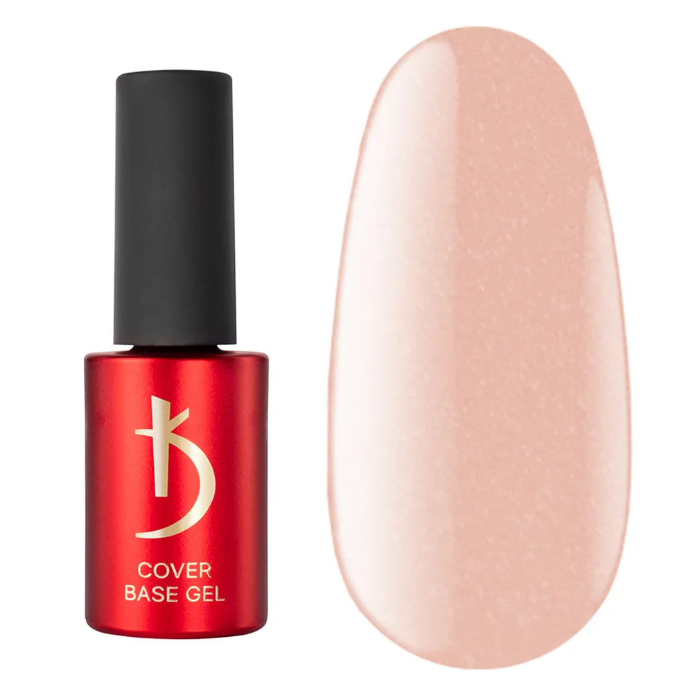 Kodi Professional Cover Base Gel 04 nude camouflage base bottle and color swatch