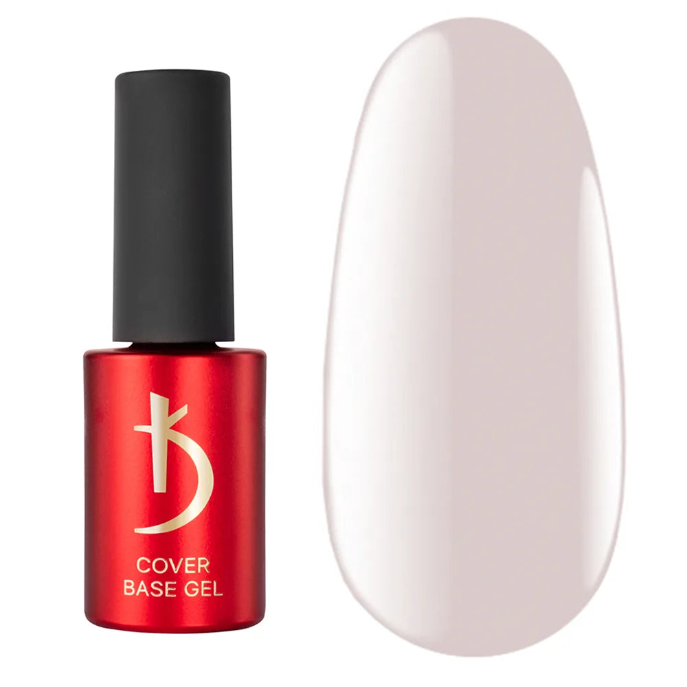 Kodi Professional Cover Base Gel 08 nude camouflage base bottle and color swatch