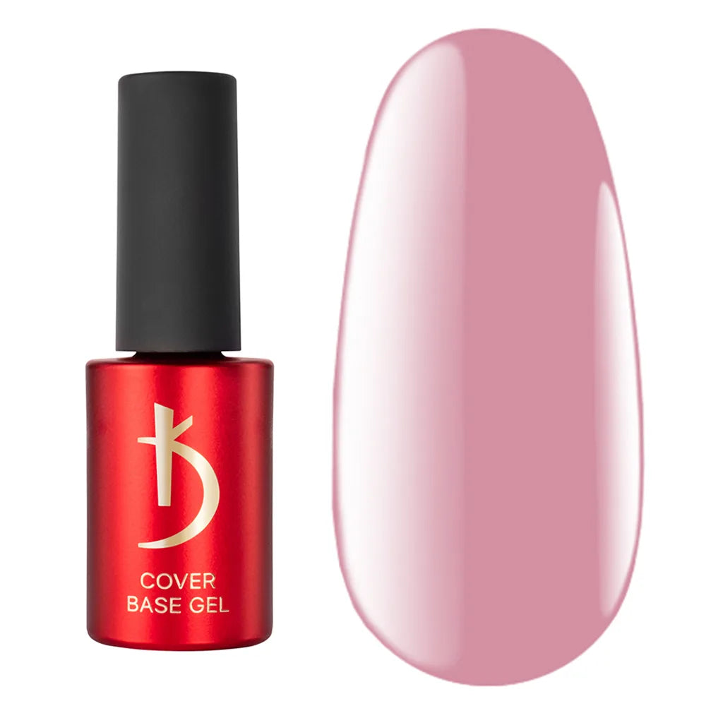 Kodi Professional Cover Base Gel 09 nude camouflage base bottle and color swatch