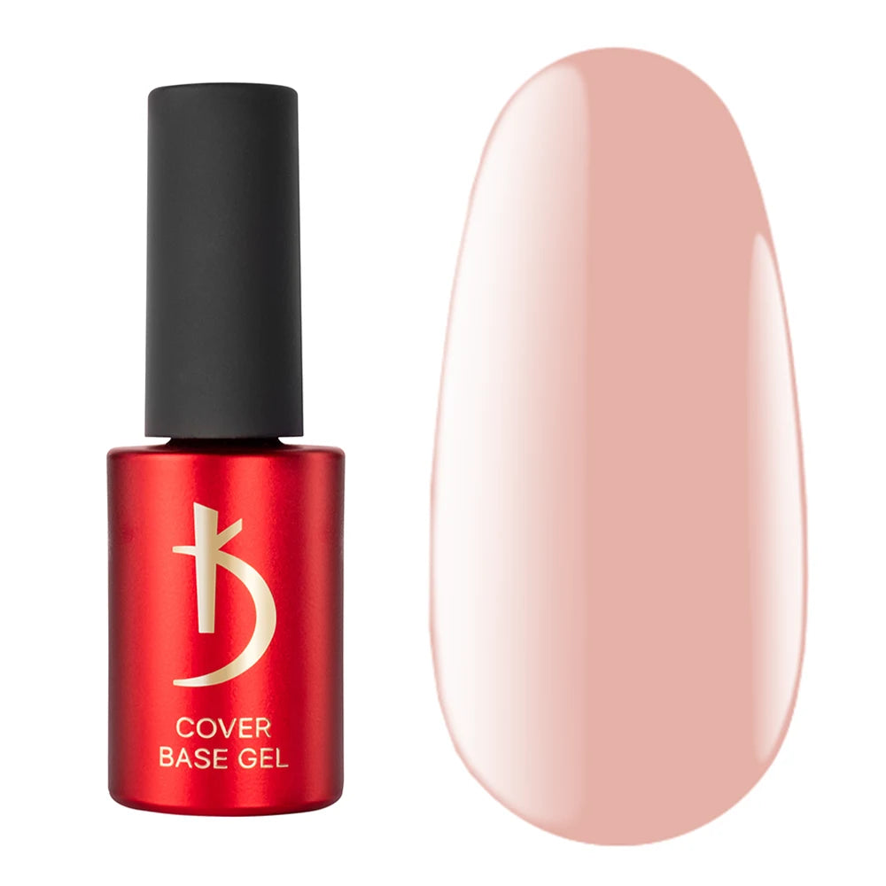 Kodi Professional Cover Base Gel 11 nude camouflage base bottle and color swatch