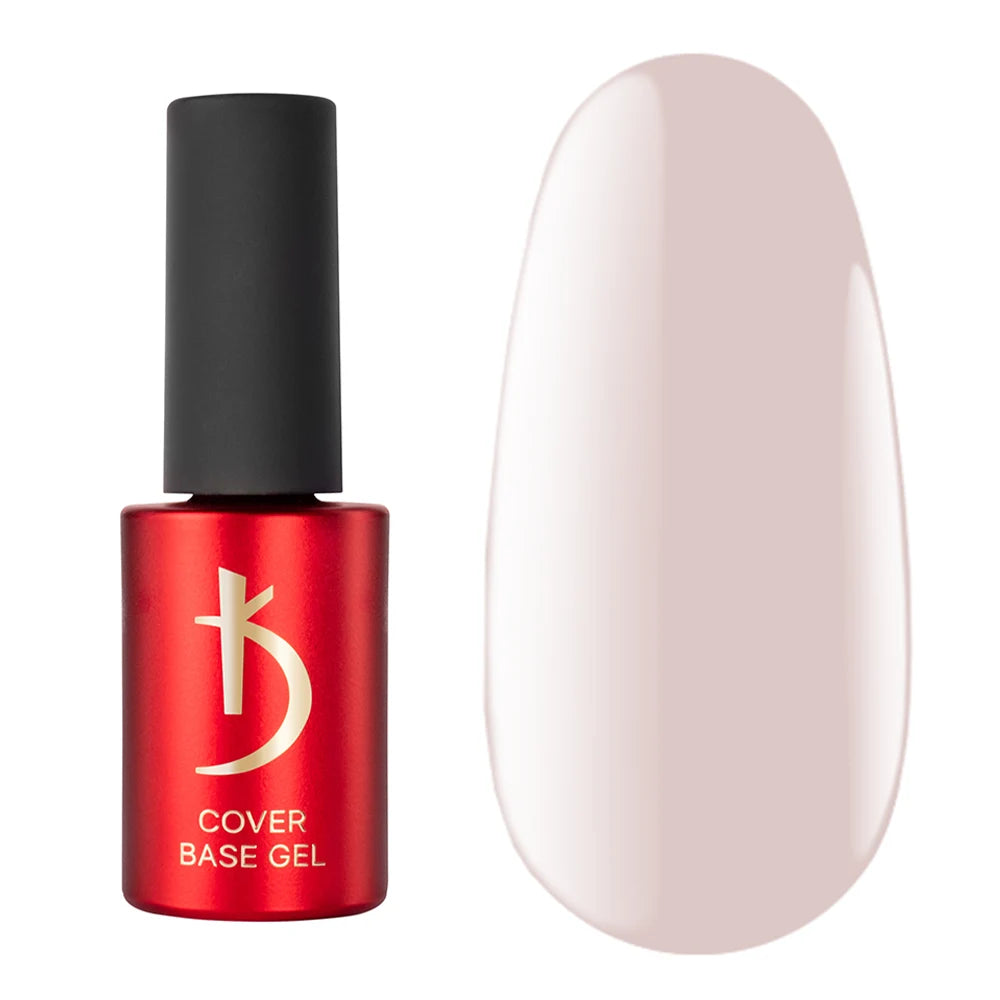 Kodi Professional Cover Base Gel 15 nude camouflage base bottle and color swatch