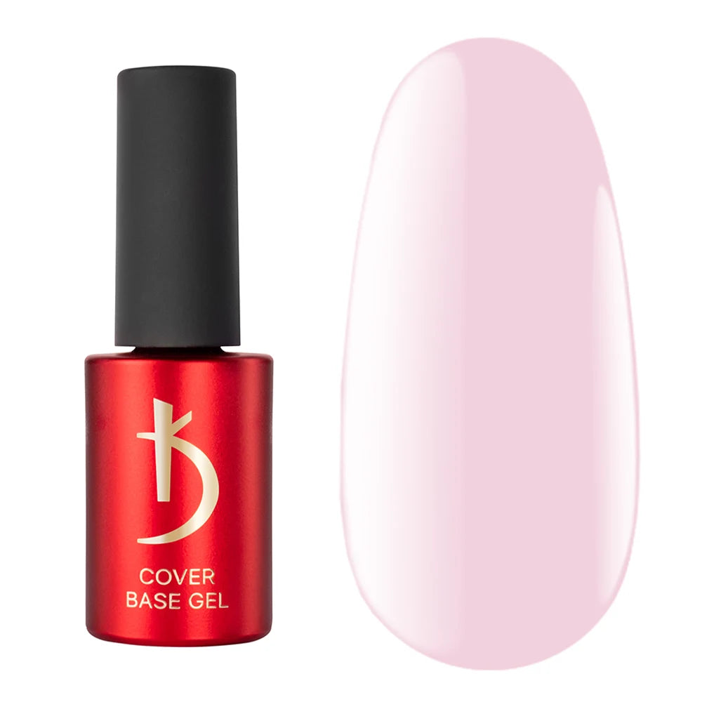 Kodi Professional Cover Base Gel 17 nude camouflage base bottle and color swatch