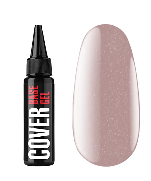 Kodi Professional Cover Base Gel 13 camouflage nude base bottle and color swatch