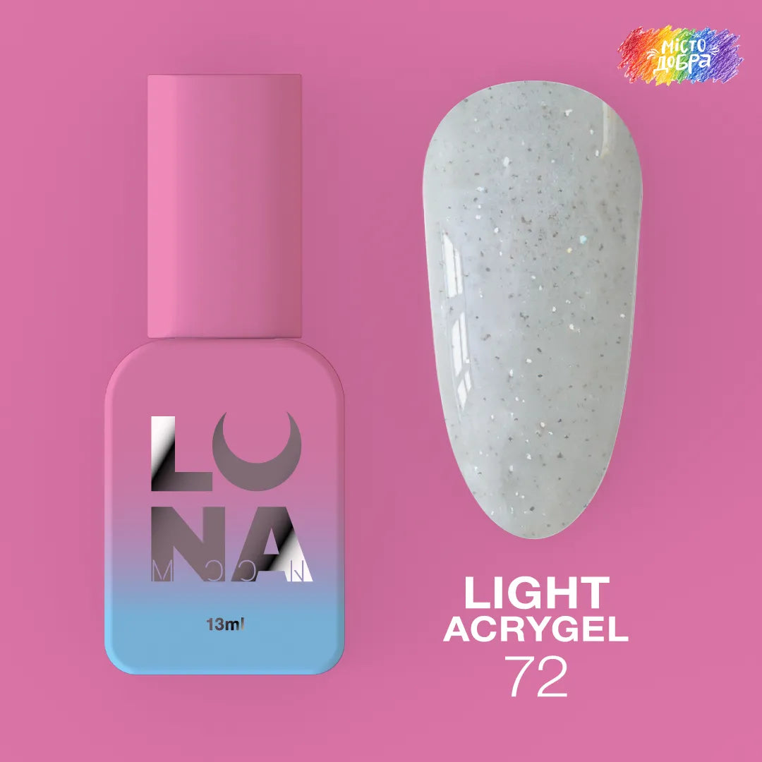 LUNA Light Acrygel 13ml bottle and color swatch