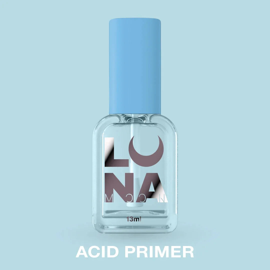 LUNA Acid Primer 13ml professional gel nail primer for acrylic and nail extensions by LUNAmoon