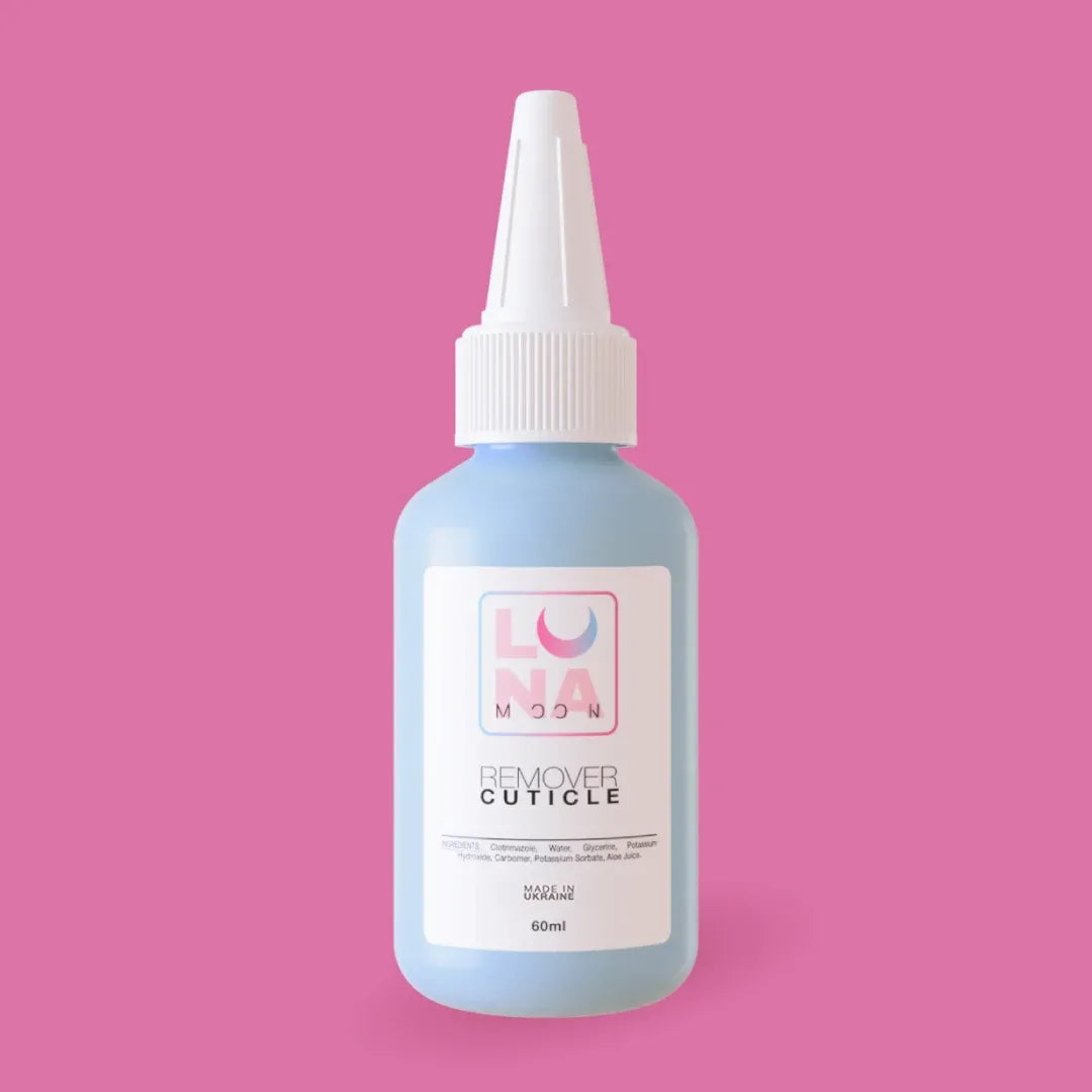 LUNA Gel Cuticle Remover 60ml alkaline gel cuticle softener by LUNAmoon