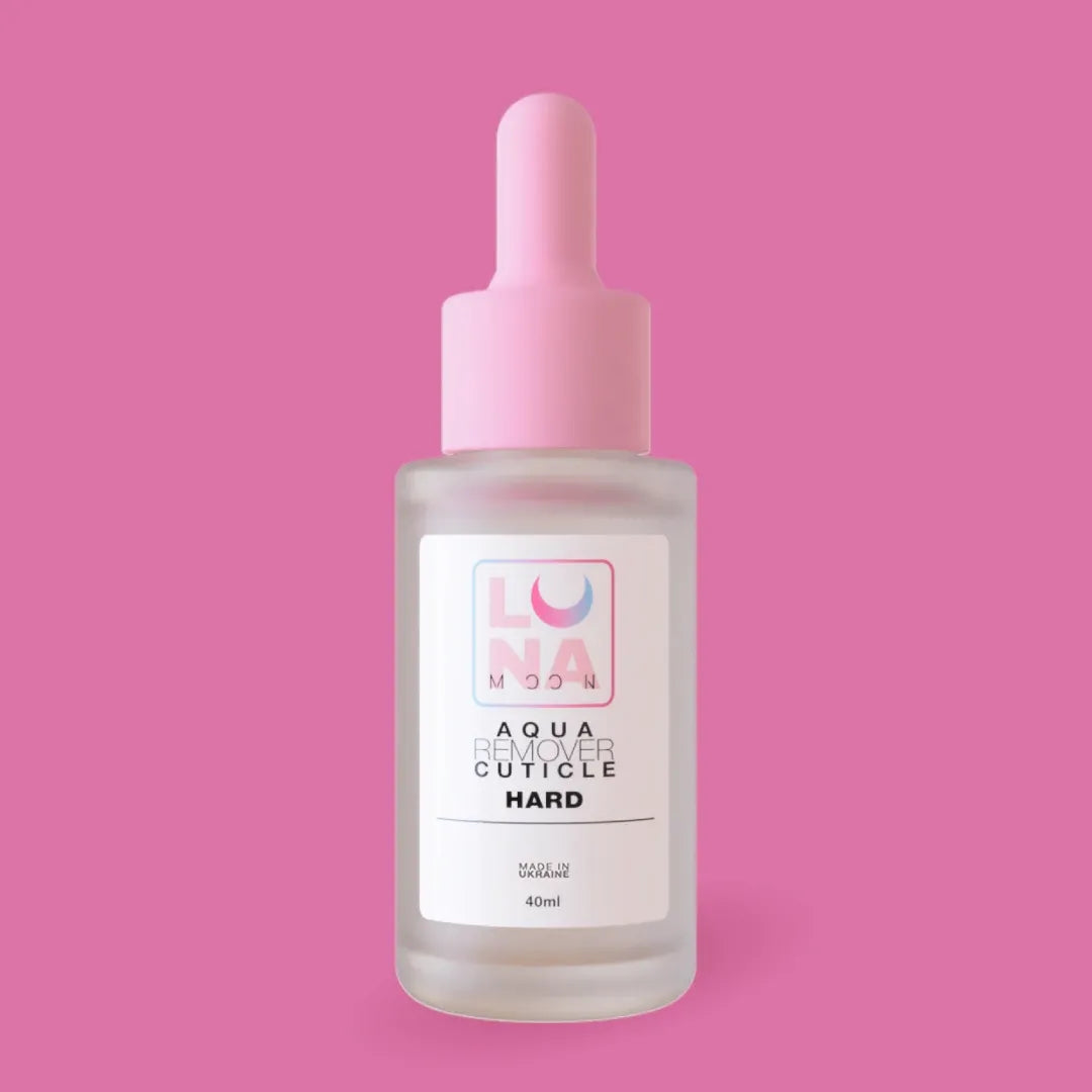 LUNA Hard Cuticle Remover 40ml professional alkaline cuticle softener with pipette by LUNAmoon