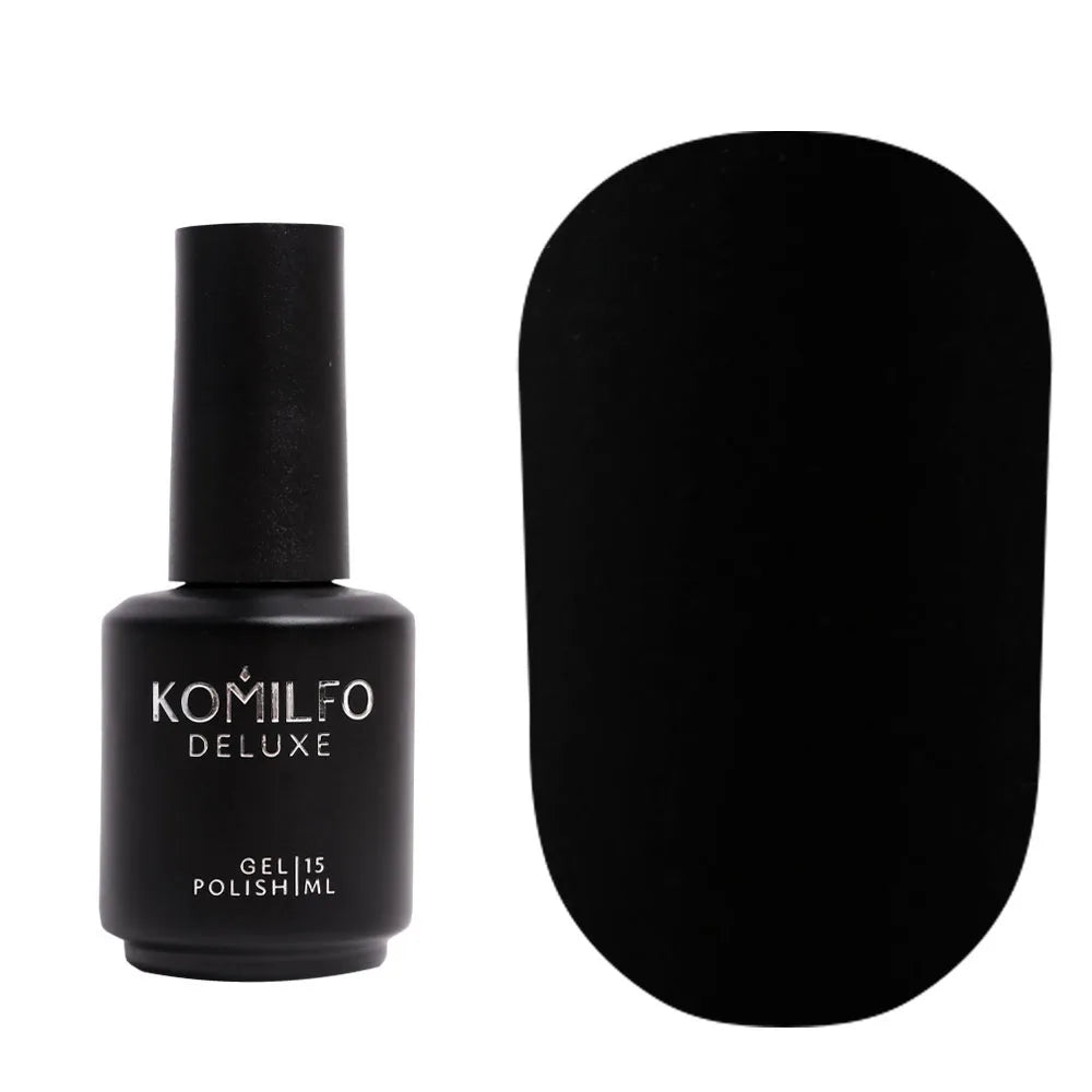 KOMILFO No Wipe Matte Top Coat New Formula 15ml professional velvet matte gel polish top