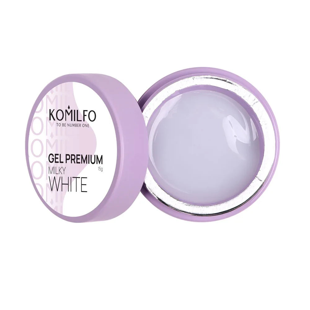 Komilfo Premium Builder Gel HEMA-Free TPO-Free nail extension gel in jar