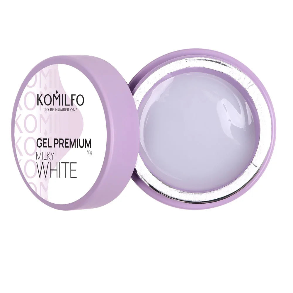 Komilfo Premium Builder Gel HEMA-Free TPO-Free nail extension gel in jar