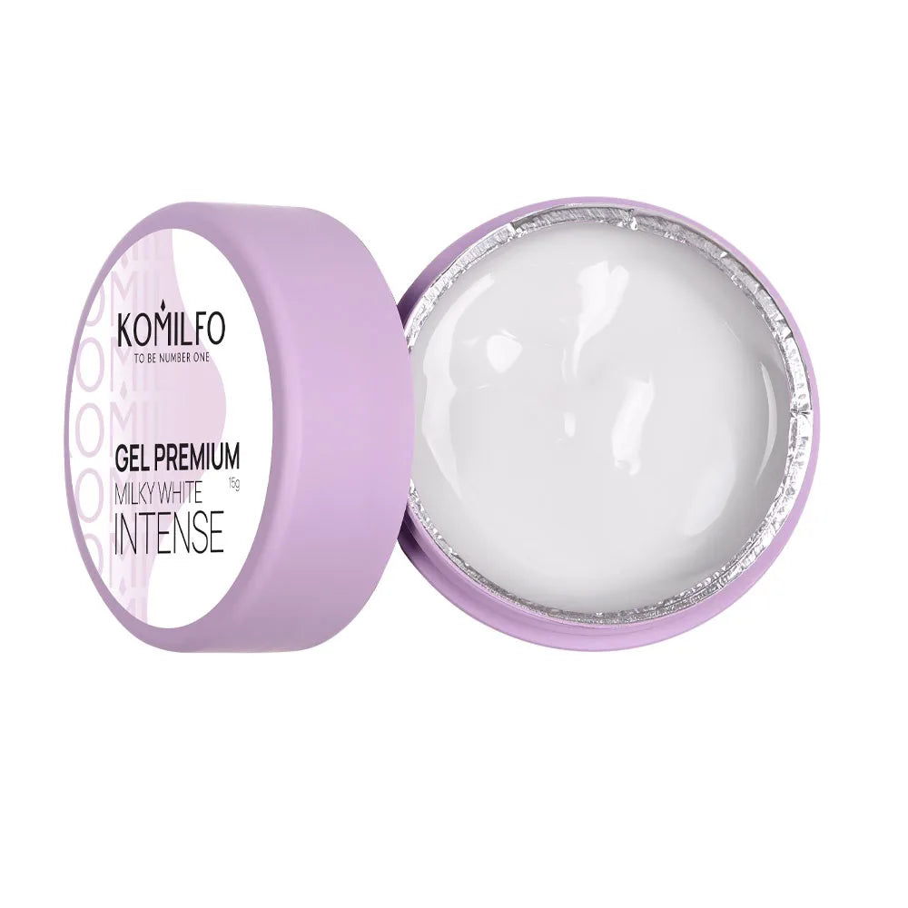 Komilfo Premium Builder Gel HEMA-Free TPO-Free nail extension gel in jar