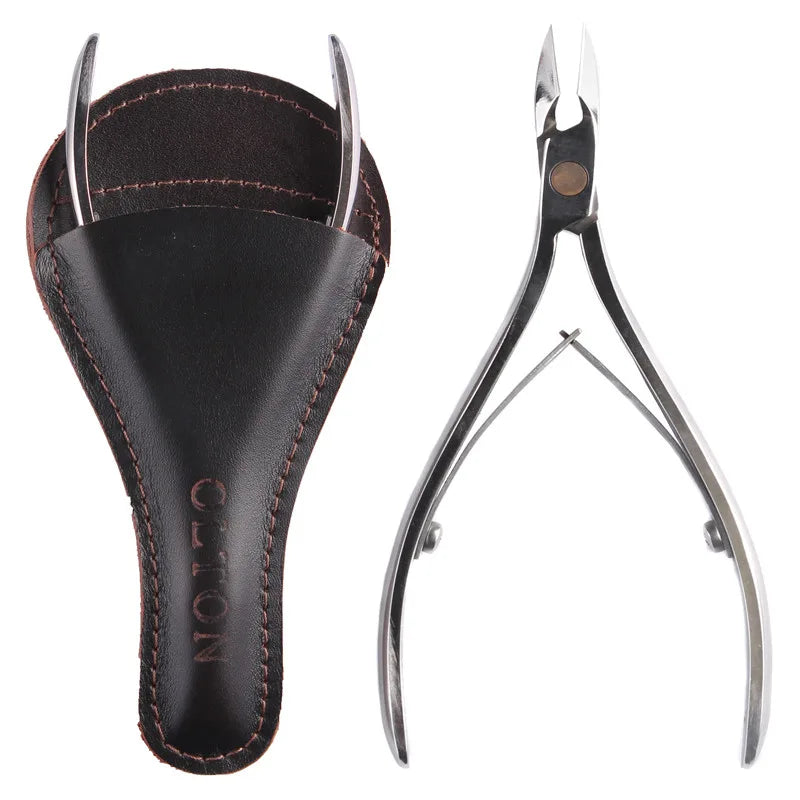 OLTON Cuticle Nippers L | Professional Long-Handle Nail Tool