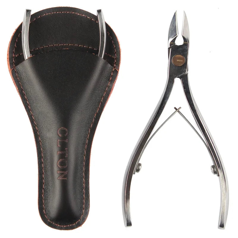 OLTON Cuticle Nippers XL – Professional Manicure & Pedicure Tool