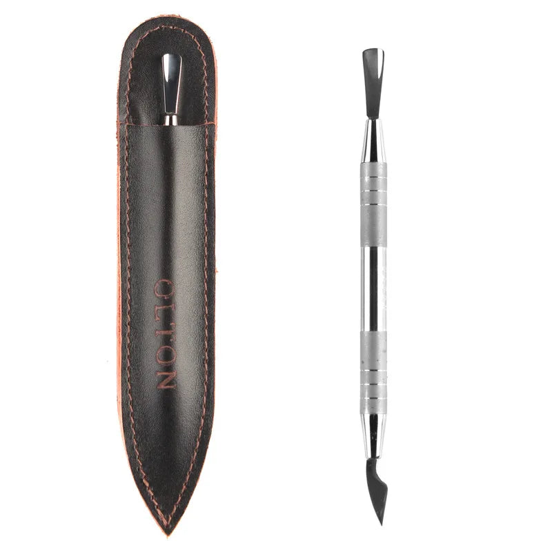 OLTON Cuticle Pusher & Hatchet 6mm – Professional Manicure Tool