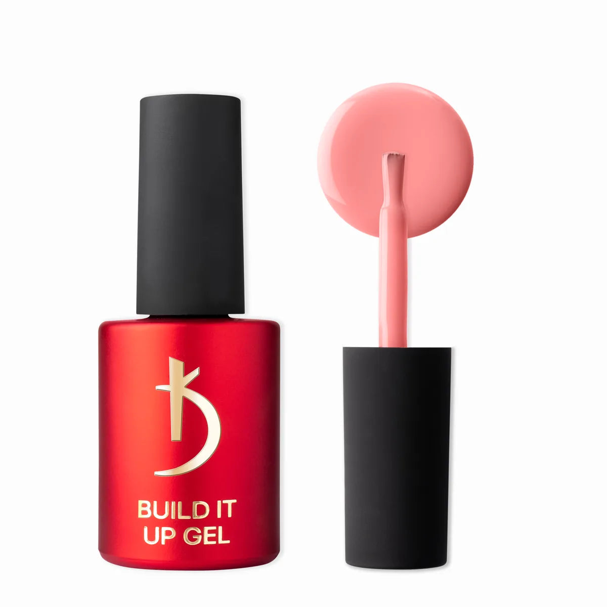 Kodi Professional Build It Up Gel Tea Rose 15ml bottle and color swatch