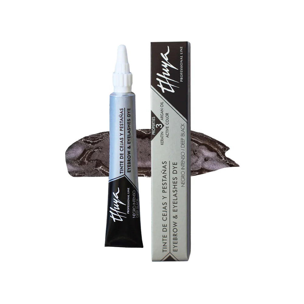 Thuya Professional Line Eyebrow & Eyelash Tint – Deep Black 14ml