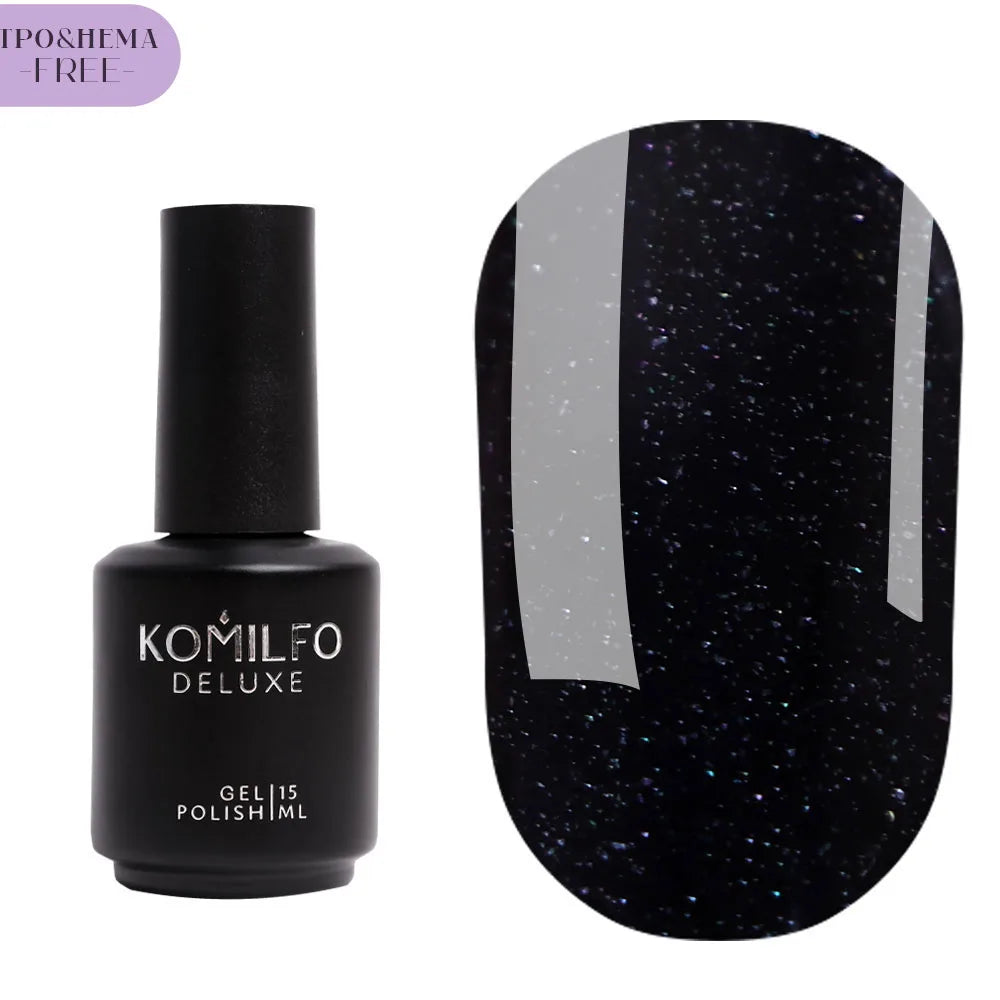 Komilfo Glitter No Wipe Top Coat 15ml