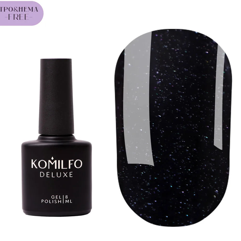 Komilfo Glitter No Wipe Top Coat 8ml